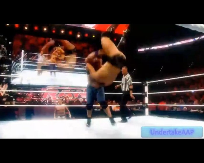 john cena vs Randy orton - Capturi de pe youtube