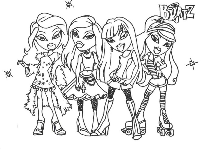 bratz-glamor-girls-coloring-pages