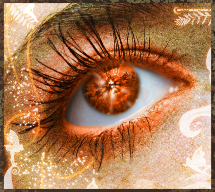 Fairy_of_Autumn_by_OrangeRoom - eyes art