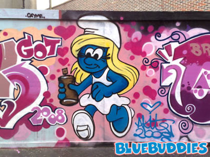 Smurfette_Graffiti_Artist - graffiti