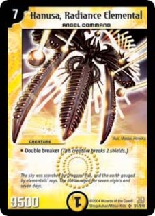 Hanusa Radiance Elemental - carti duel masters