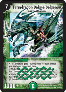 Terradragon Dakma Balgarow - carti duel masters