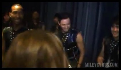 bscap0016 - Miley Backstage in Melbourne Ritual
