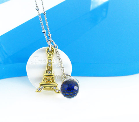 colier-turnul-eiffel-placat-aur-cristal-swarovsky-2370N - bijuterii placate cu aur si argint