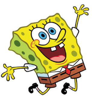 spongebob_jumping - Spongebob