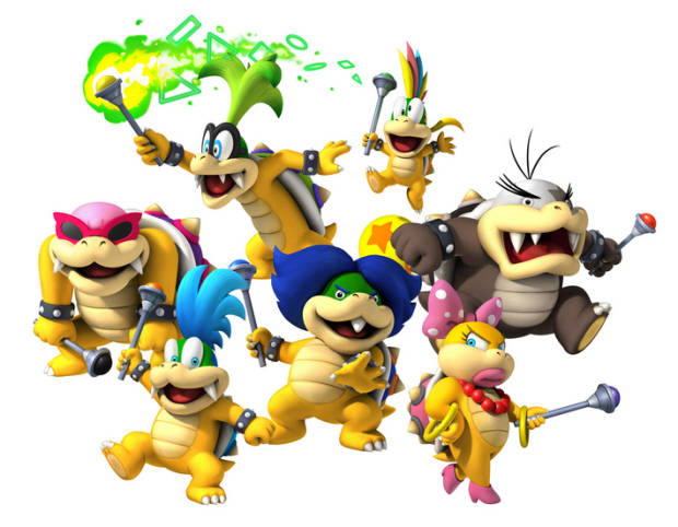 Koopalings aka Koopa Kids return in New Super Mario Bros Wii as bosses - mario