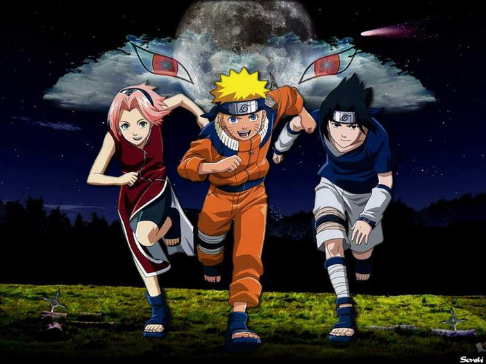 naruto-sasuke-and-sakura - Naruto Shippuden