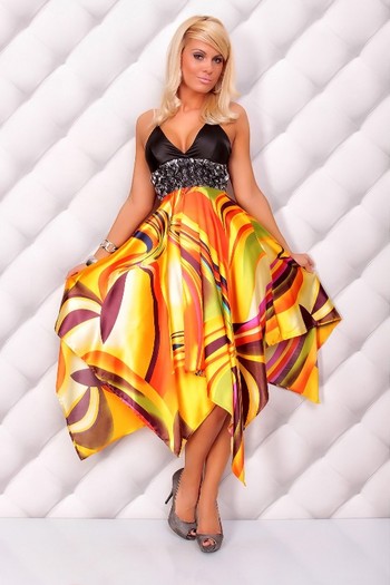 rochie-seductive-art-orange-347227 - Rochite de vara elegante