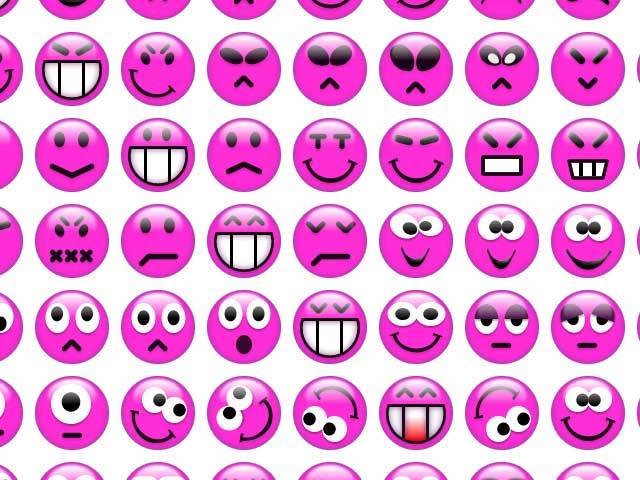pink smiles smiley face