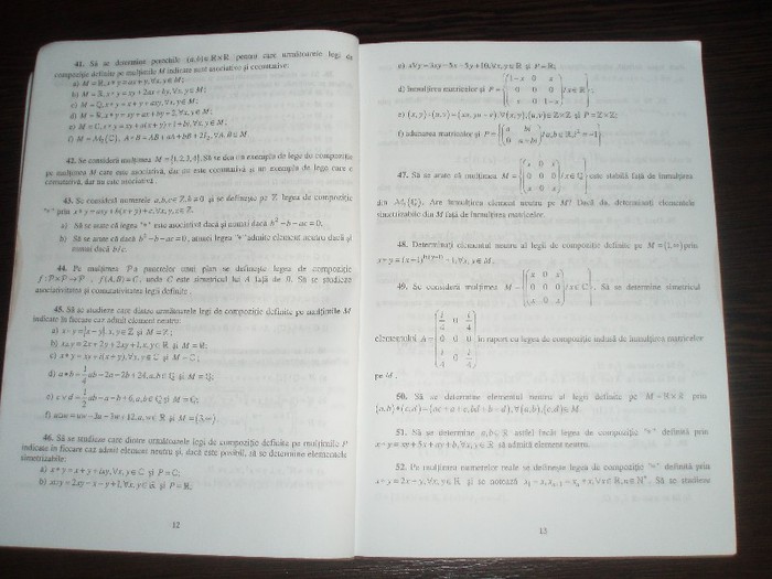 Vand culegere RMT Exerciti si probleme de Matematica pentru clasa 11 XI si nu numai Editura Birchi B - Vand RMT Exercitii si probleme de matematica pentru clasa 12 XII si nu numai