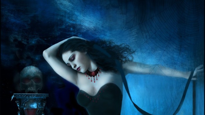 Gothic Spider Beauty - pic tel