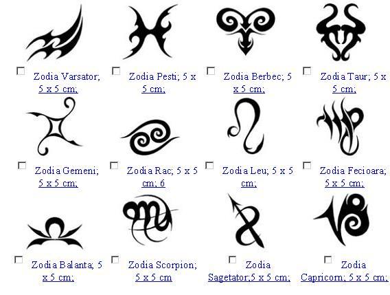 tatuaje cu zodii