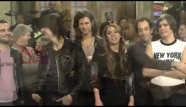 bscap0002 - Miley With The Strokes on SNL