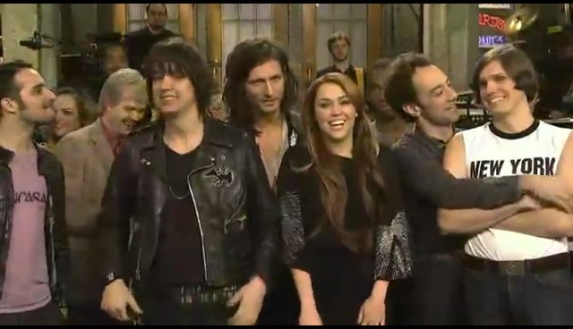 bscap0005 - Miley With The Strokes on SNL