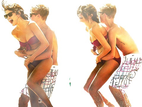 hgfsjhuju - Justin Bieber and Selena Gomez in Hawaii