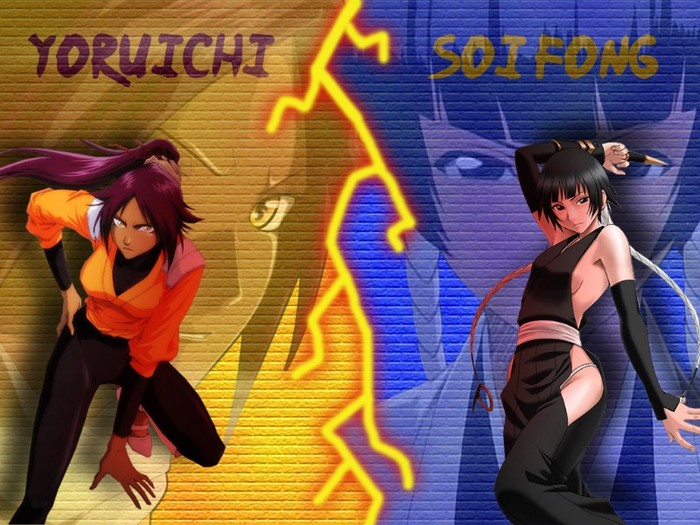 Yoruichi VS Soi fong - Bleach