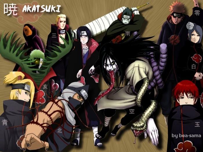 akatsuki - Naruto-Naruto Shippuden