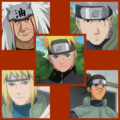 naruto jiraiya kakashi minato  iruka