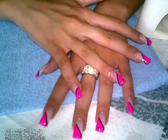 103 - unghii false cu model