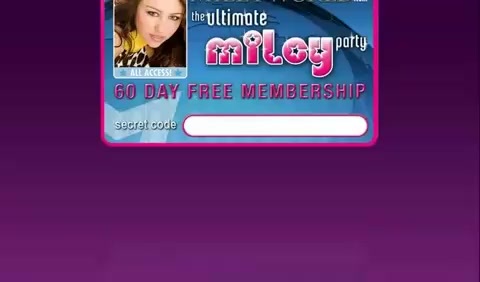Free MileyWorld For 60 Days 0481