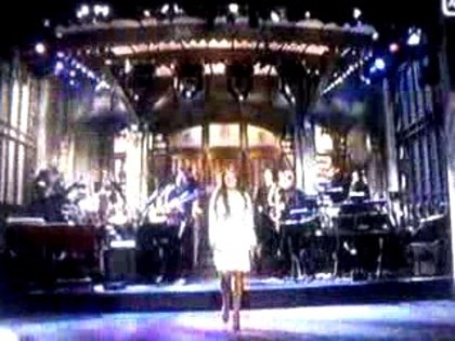 bscap0065 - Miley on SNL Opening Monologue in Romana