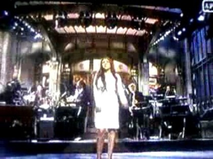 bscap0071 - Miley on SNL Opening Monologue in Romana