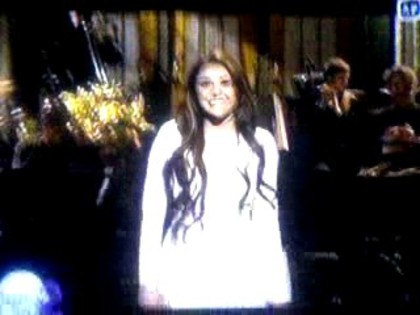 bscap0299 - Miley on SNL Opening Monologue in Romana