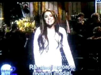 bscap0301 - Miley on SNL Opening Monologue in Romana