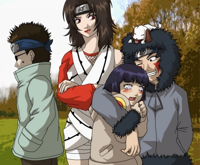 Kurenai,Shino,Hinata,Kiba - My favorite teams