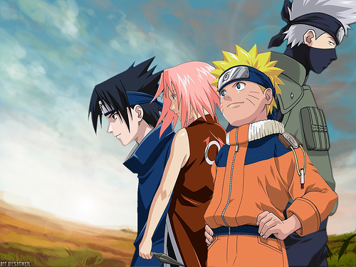 Kakashi,Naruto,Sakura,Sasuke - My favorite teams