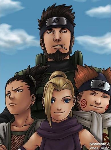 Asuma,Shikamaru,Ino,Choji - My favorite teams