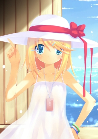 anime 147117 aaasld dress kagamine rin summer dress vocaloid