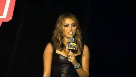 bscap0180 - Miley Cyrus Answers Questions at MMVA 2010