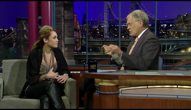 bscap0011 - Miley Cyrus Late Show with David Letterman