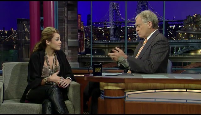 bscap0015 - Miley Cyrus Late Show with David Letterman