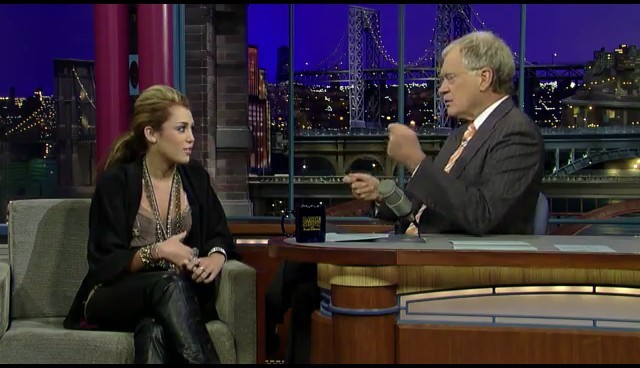 bscap0020 - Miley Cyrus Late Show with David Letterman