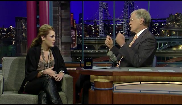 bscap0021 - Miley Cyrus Late Show with David Letterman