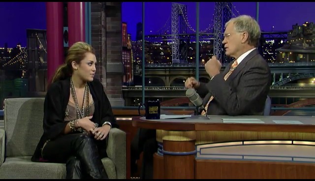 bscap0022 - Miley Cyrus Late Show with David Letterman