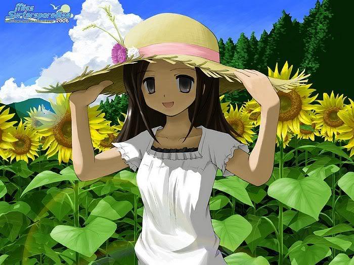 5Bwallcoo_com5D_anime_cg_139 - ANIME - Sunflower