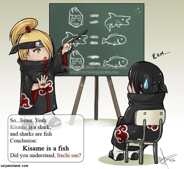 deidara profu` entelegent