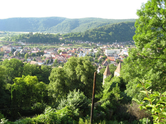 Sighisoara-vedere de sus - Sighisoara