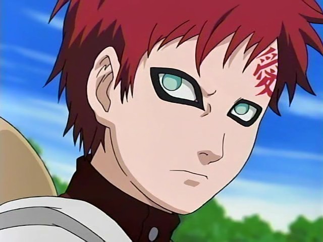 Gaara:X - Top 10 anime boy din anime-ul Naruto