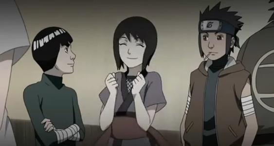 Gai,Shizune si Asuma