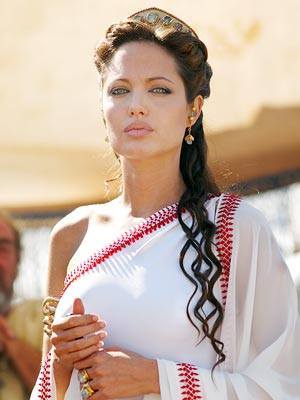 Angelina Jolie in saree - Hollywood in Bollywood