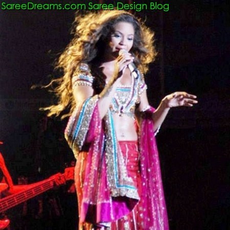beyonce in saree - Hollywood in Bollywood