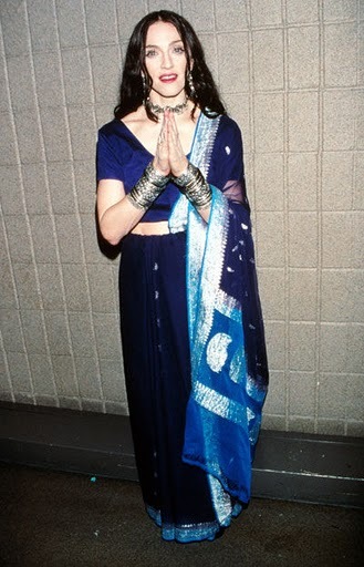 Madonna in saree - Hollywood in Bollywood