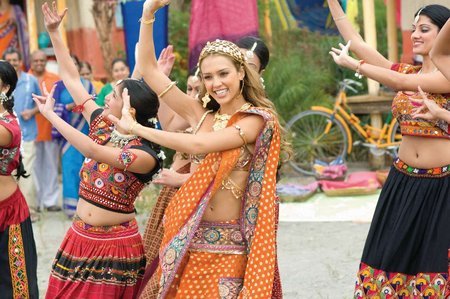jessica-alba-saree- - Hollywood in Bollywood