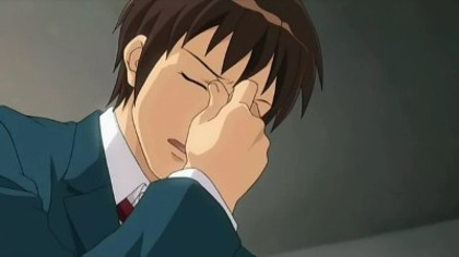 Kyon_facepalm