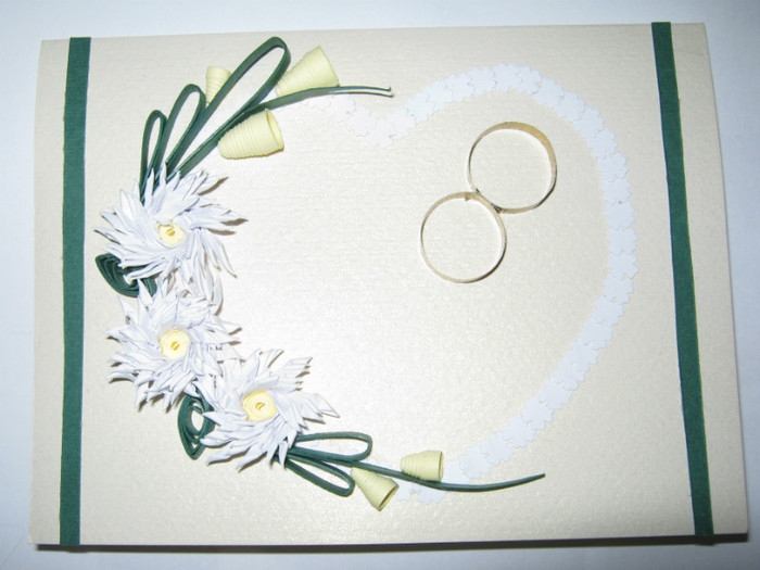 invitatii nunta - quilling
