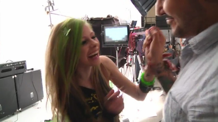 bscap0028 - Avril Lavigne - Smile - Behind The Scene - Part 1